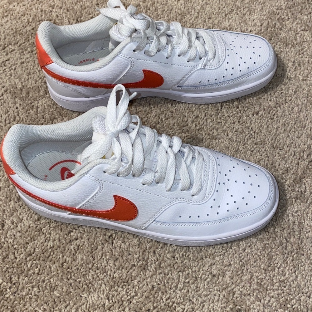 Women's Nike Court Vision Sneakers Sea Coral - Picture 6 of 11